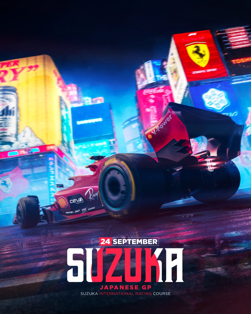 mig_design's tweet photo. 𝐈𝐭’𝐬 𝐑𝐚𝐜𝐞 𝐖𝐞𝐞𝐤 𝐢𝐧 𝐉𝐚𝐩𝐚𝐧 🇯🇵 
#JapaneseGP #ScuderiaFerrri #essereferrari #f1 https://t.co/0RdFiFUWZx