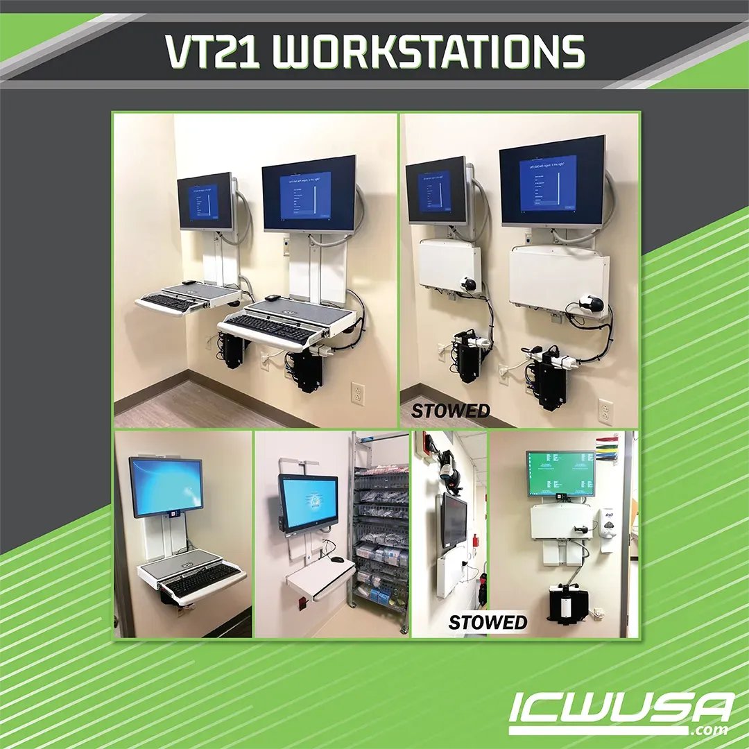 ICWUSA's tweet image. Check out our VT21 Workstations. They come with many benefits and improve every work environment instantly.
To find out more details visit our website or contact us directly.

#SitStandWorkstation #Workstation #ICWUSA #Ergonomics