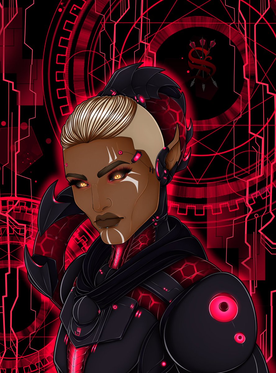 Sangelienart's tweet image. QT something red