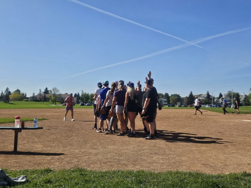 CiphEdmonton's tweet photo. Big thank you to a wonderful day of ball this year, approximately 50-60 people out enjoying an end of summer Tourney. Looking forward to even more in the years to come. https://t.co/SqmDEjDWnF