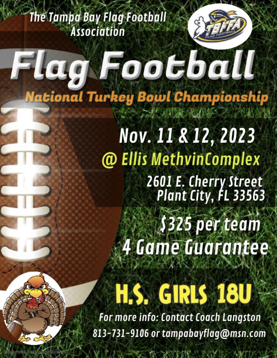 National Turkey Bowl Championship!