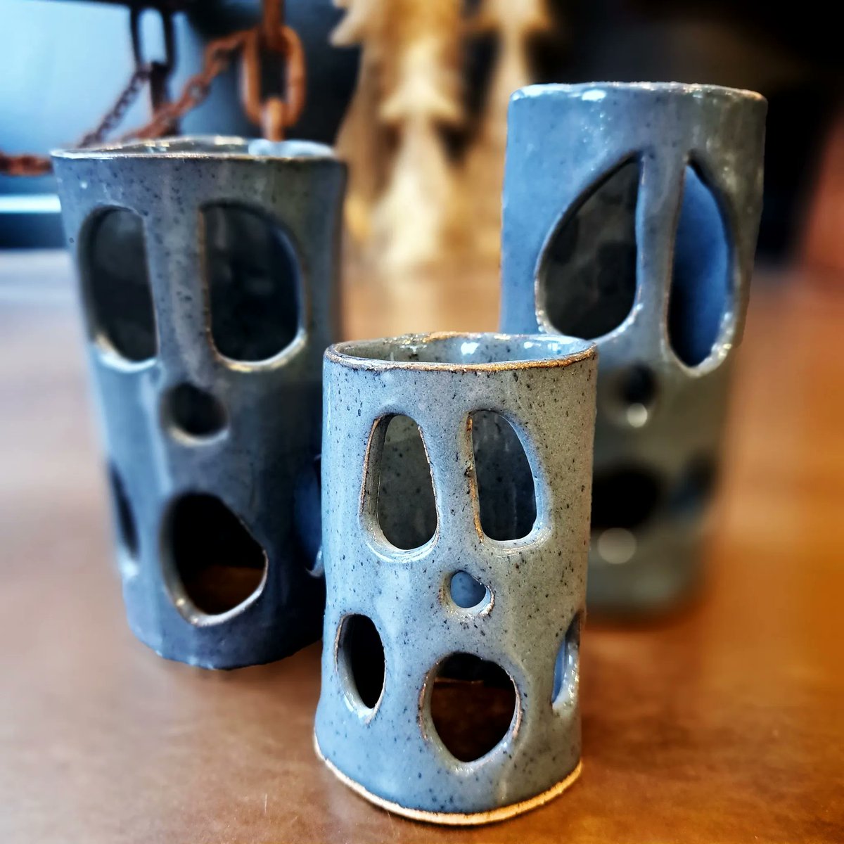 EclipseAtBM's tweet photo. "Grim grinning ghosts come out to socialize!"👻 These ghostly luminaries are a personal favorite of gallery staff! Grab yourself a new ghost friend... or three!

#EclipseAB #shoplocal #wilmingtonnc #handmade #luminary #ghost #halloween https://t.co/EJHf5IbaNk