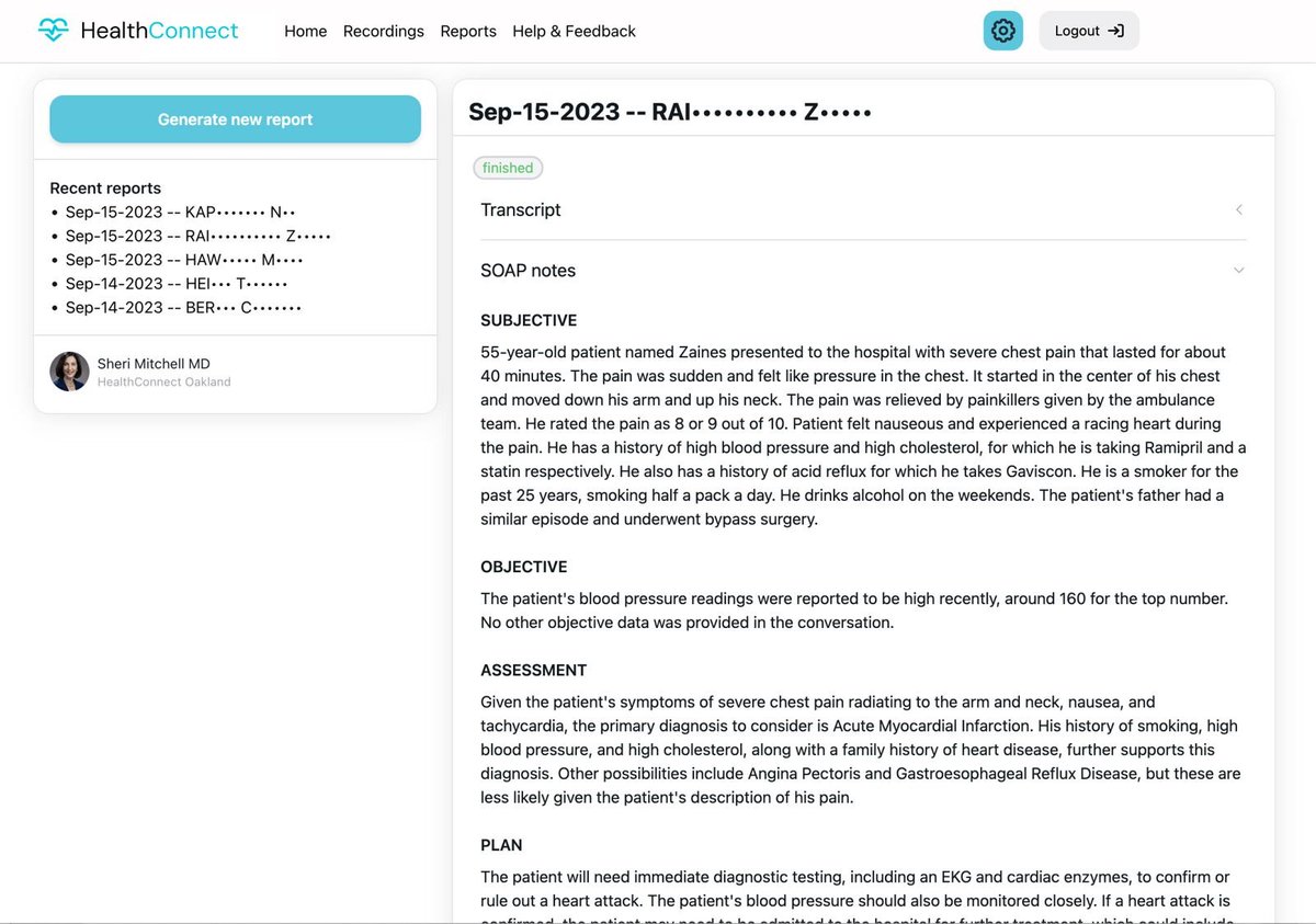 Today, @TryDaily is announcing availability of their Clinical Notes API

Bringing automatic note generation to many leading telehealth providers, giving them a trusted end-to-end LLM solution with just one API call

We are proud to partner with Daily to make this possible.