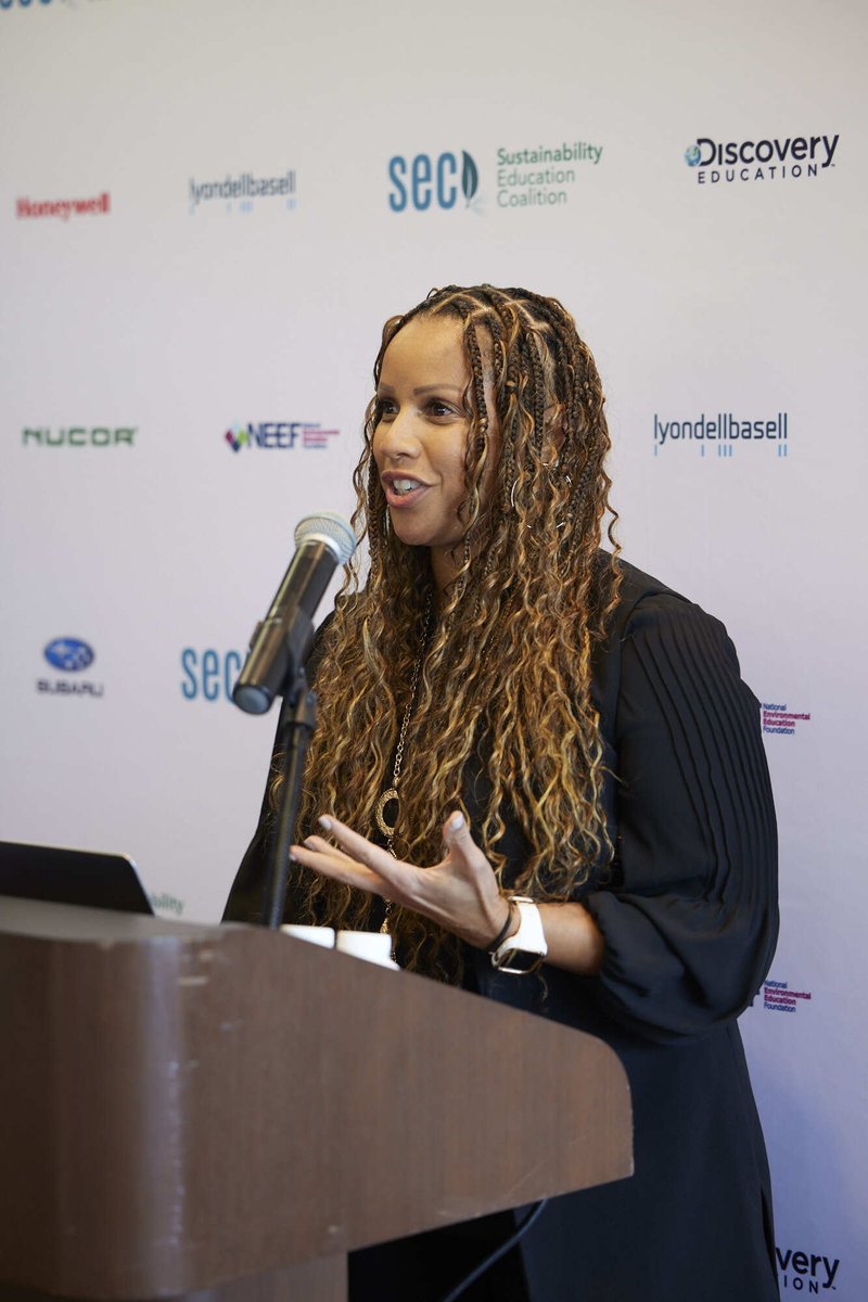 Last night Sustainability Education Coalition launched in NYC, uniting forces with <a href="/subaru_usa/">Subaru</a>, <a href="/honeywell/">Honeywell</a>, <a href="/LyondellBasell/">LyondellBasell</a>, <a href="/NucorCorp/">Nucor</a>, and @NEEFUSA! 🎉 Together, we're empowering K–12 learners to make informed decisions to support a sustainable future🌎