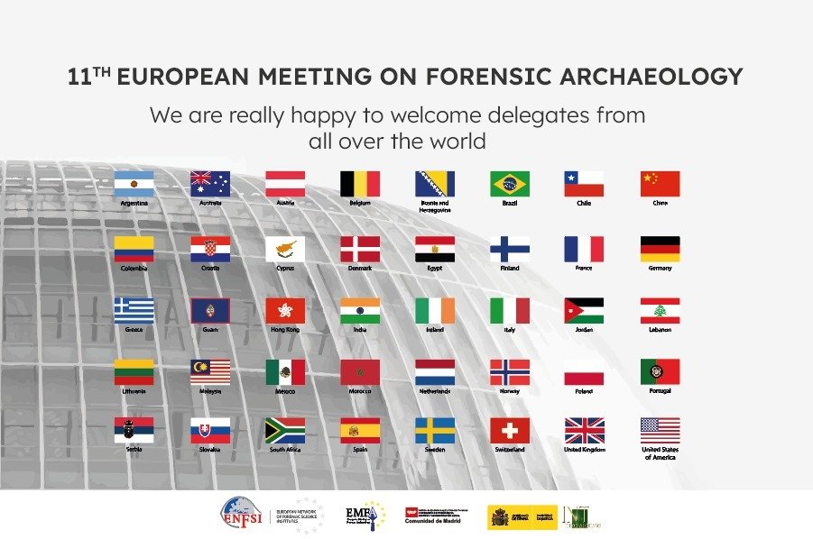 EMFA Madrid 2023 (@emfamadrid2023) on Twitter photo Delegates from 40 countries will be this year at EMFA Madrid 2023. There is still time to register online!
Hurry up! The congress starts in one week! 🕐🕑
👉forensicarchaeologymeeting.com
Email: emfa.madrid.2023@gmail.com
<a href="/INTCFjusticia/">Instituto Nac. de Toxicología y Ciencias Forenses</a> <a href="/arqueolcdlsevhu/">Sección de Arqueología del CDL de Sevilla y Huelva</a> <a href="/ColArqMadrid/">Arqueología Madrid</a> Delegates from 40 countries will be this year at EMFA Madrid 2023. There is still time to register online!
Hurry up! The congress starts in one week! 🕐🕑
👉forensicarchaeologymeeting.com
Email: emfa.madrid.2023@gmail.com
<a href="/INTCFjusticia/">Instituto Nac. de Toxicología y Ciencias Forenses</a> <a href="/arqueolcdlsevhu/">Sección de Arqueología del CDL de Sevilla y Huelva</a> <a href="/ColArqMadrid/">Arqueología Madrid</a>
