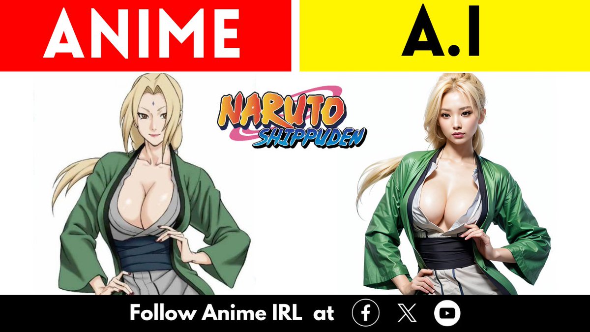 Real_AnimeIRL's tweet photo. Lady Tsunade from Naruto Shippuden
.
#anime #animegirl #NARUTO #aigirls https://t.co/YuIcVKrZGv