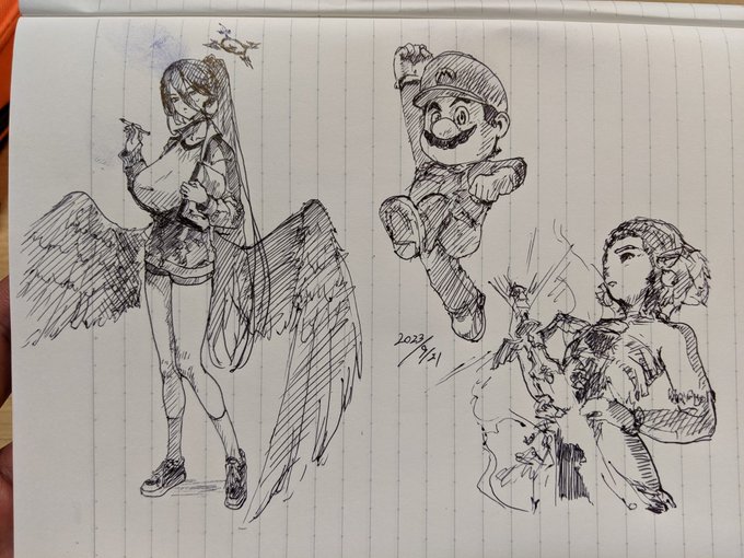 叶うならゲームも絵もまったりやりたいなぁ〜 カキカキ。 