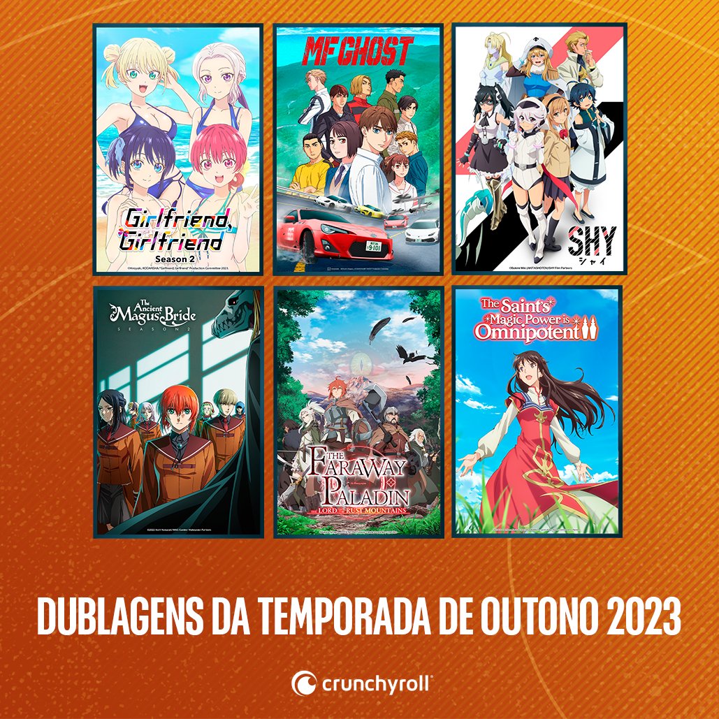 Confira os Animes Dublados da Crunchyroll para a Temporada de Outono 2023!