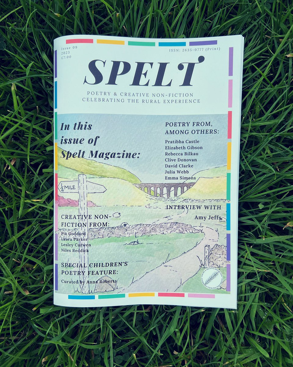 It’s here! Spelt issue 09. 🎉🥂 
.
.
.
#speltmagazine #rural #nature #poetry #authorinterview #creativenonfiction #poemsforchildren #litmag #literarymagazine