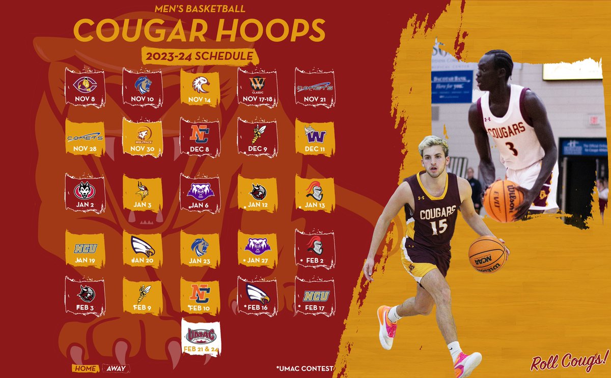 Thirteen home games dot the <a href="/UMMorrisMBB/">UMN Morris Men’s Basketball</a> schedule in 2023-24! Get the full look at the upcoming slate here: bit.ly/3PLQ7pJ