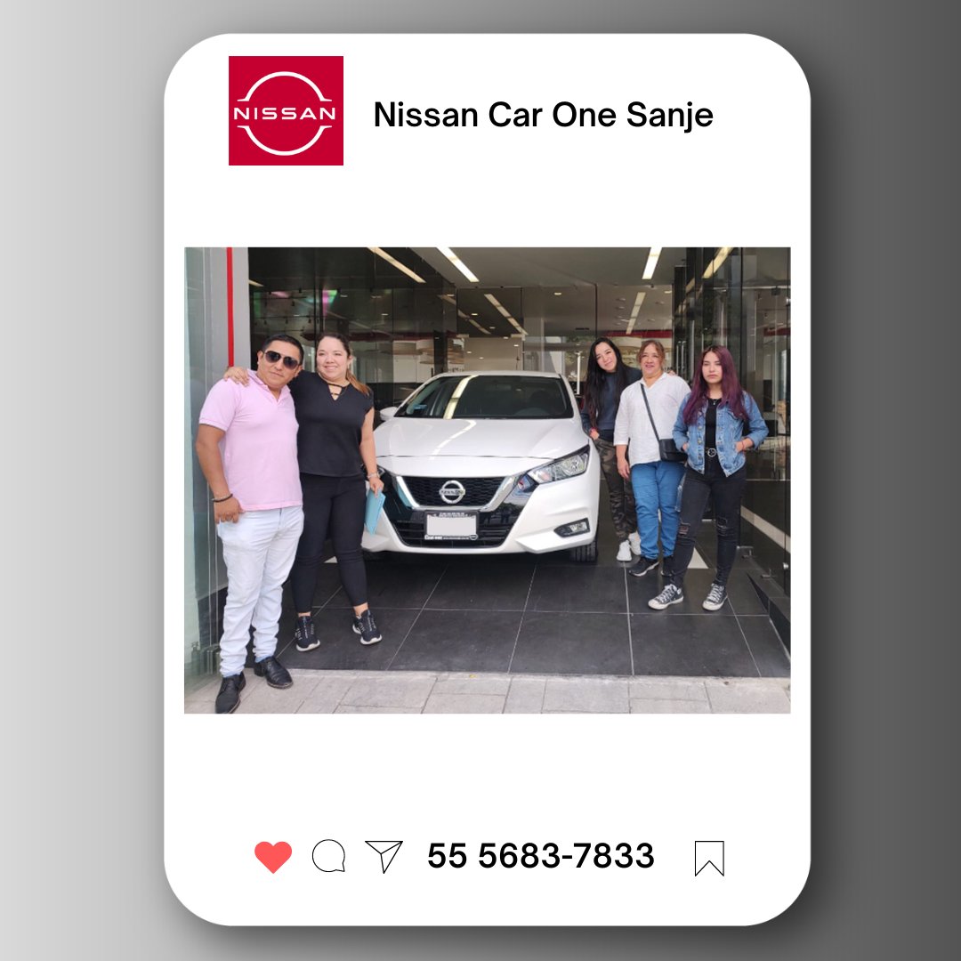 CARONESANJE's tweet photo. #Felicidades por tu #Nuevo #Nissan disfrútalo. #NissanSanje #TuMejorOpcion para #Estrenar
¿Cómo llegar?📷https://t.co/cTcuWnVfSe
WhatsApp📷https://t.co/1JpIHGs2TZ https://t.co/JzilxjgpXa