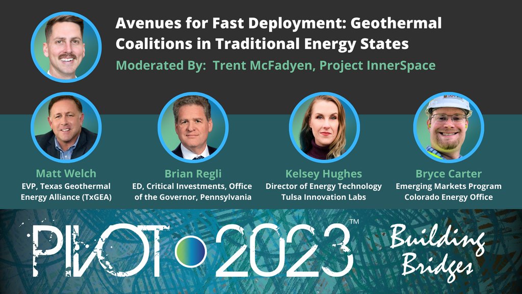 PIVOT Geothermal Conference tweet media