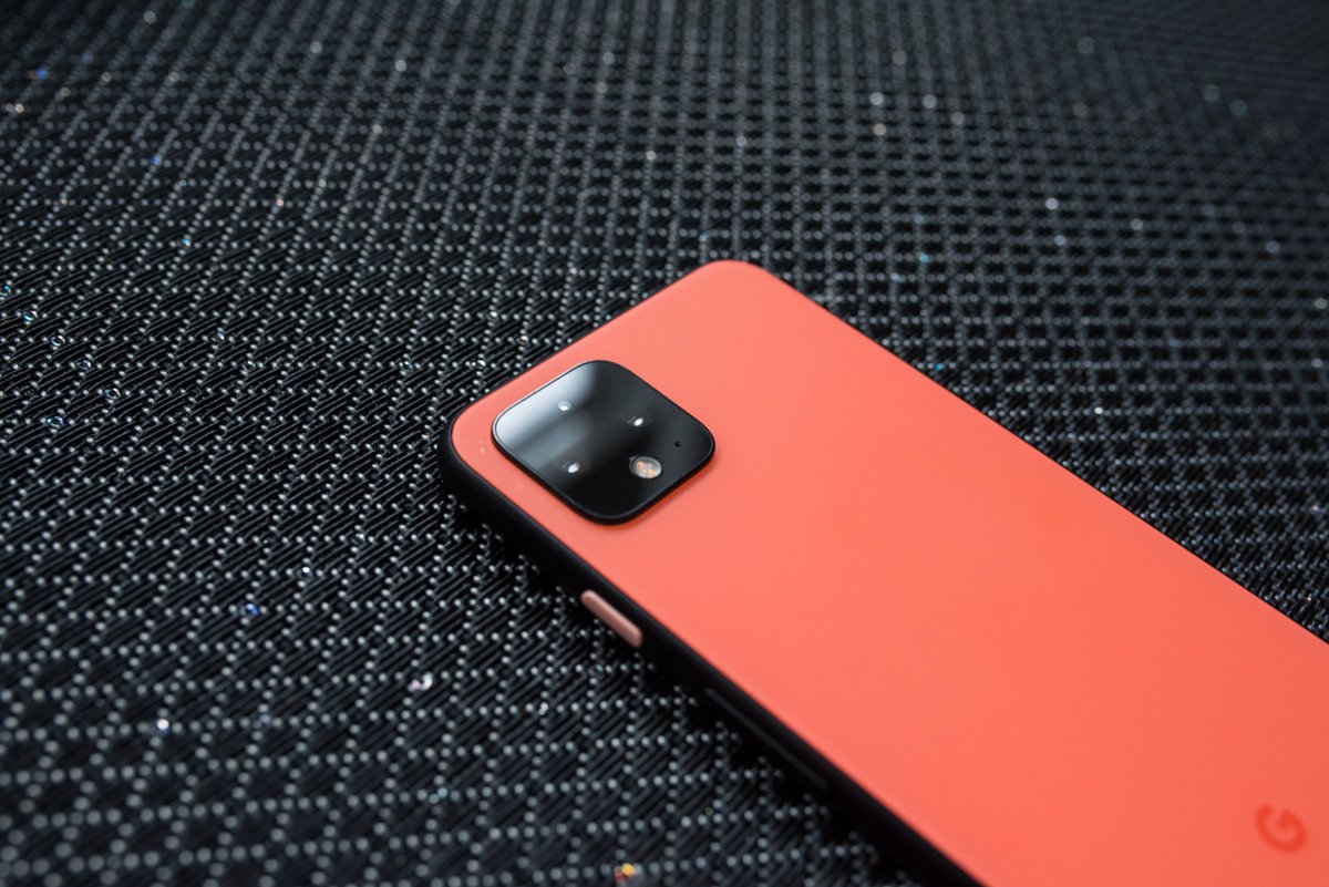 BackdropsApp's tweet photo. The @madebygoogle Oh So Orange Pixel 4 is still the best looking phone ever made. Smooth touch matte back? Accent power button? Yeah, there's no debate. No need to change our minds because there's no competition. https://t.co/kMM7wJRmZq