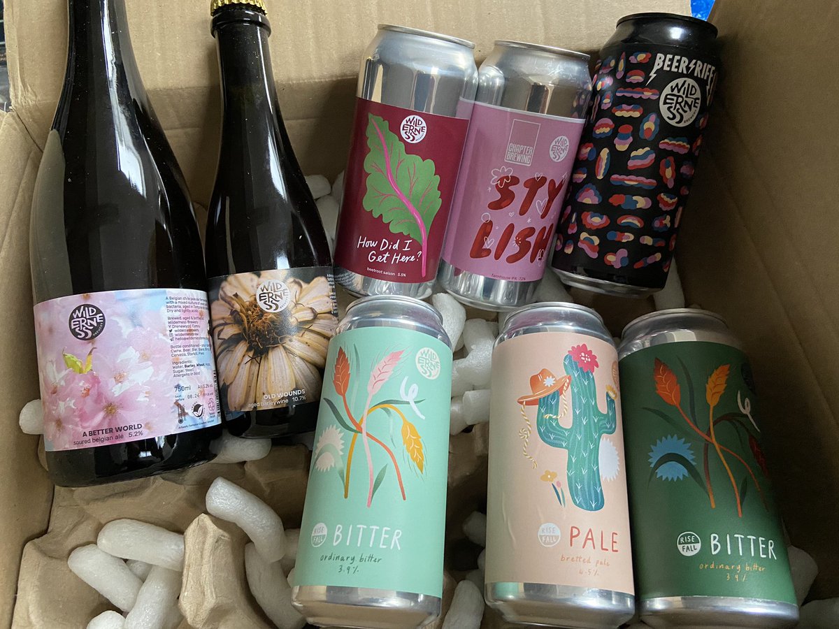 Great selection of styles from <a href="/wildernessbeers/">Wilderness Brewery</a> in this months <a href="/brewserbeer/">Brewser</a> box. Especially looking forward to the beetroot saison! 😋