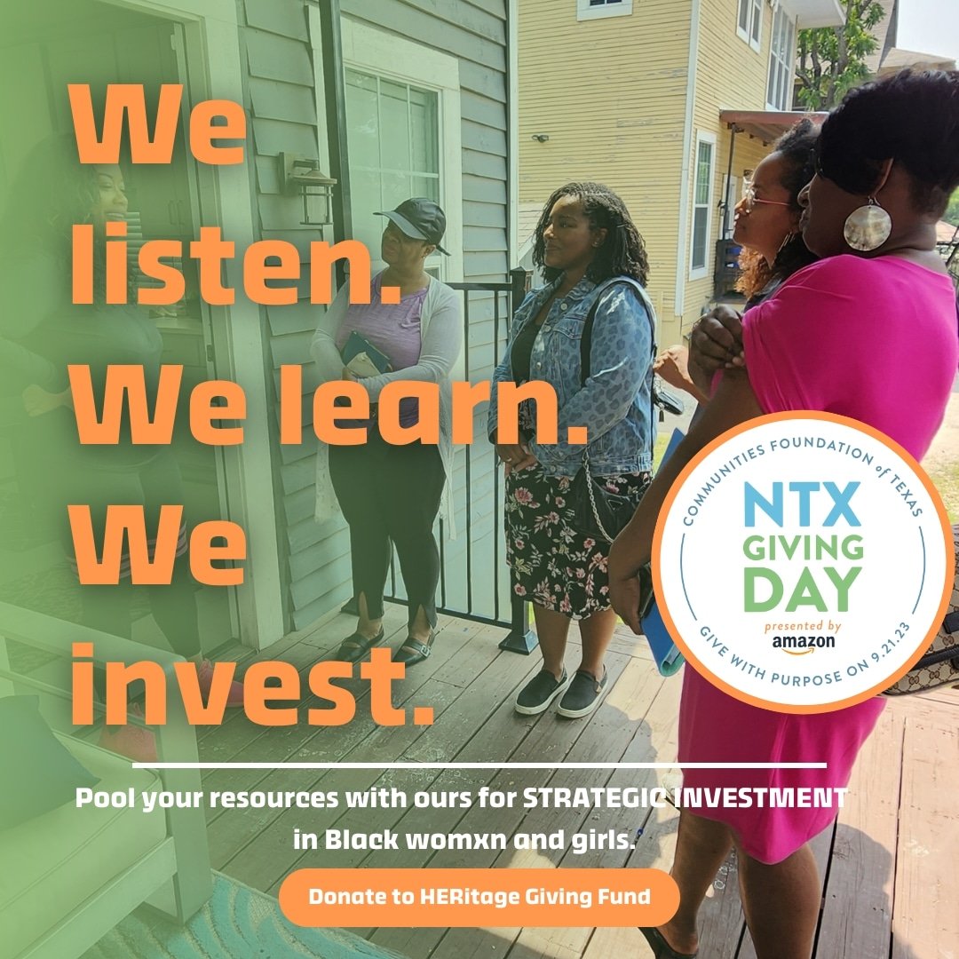 Hi! Can we count on your support for <a href="/NTxGivingDay/">North Texas Giving Day</a>⁉️ We know you have thousands of options to choose from. We’re simply asking you to include HERitage Giving Fund in your top 3. Donate today or tomorrow only!  #honorHER 

northtexasgivingday.org/organization/H…