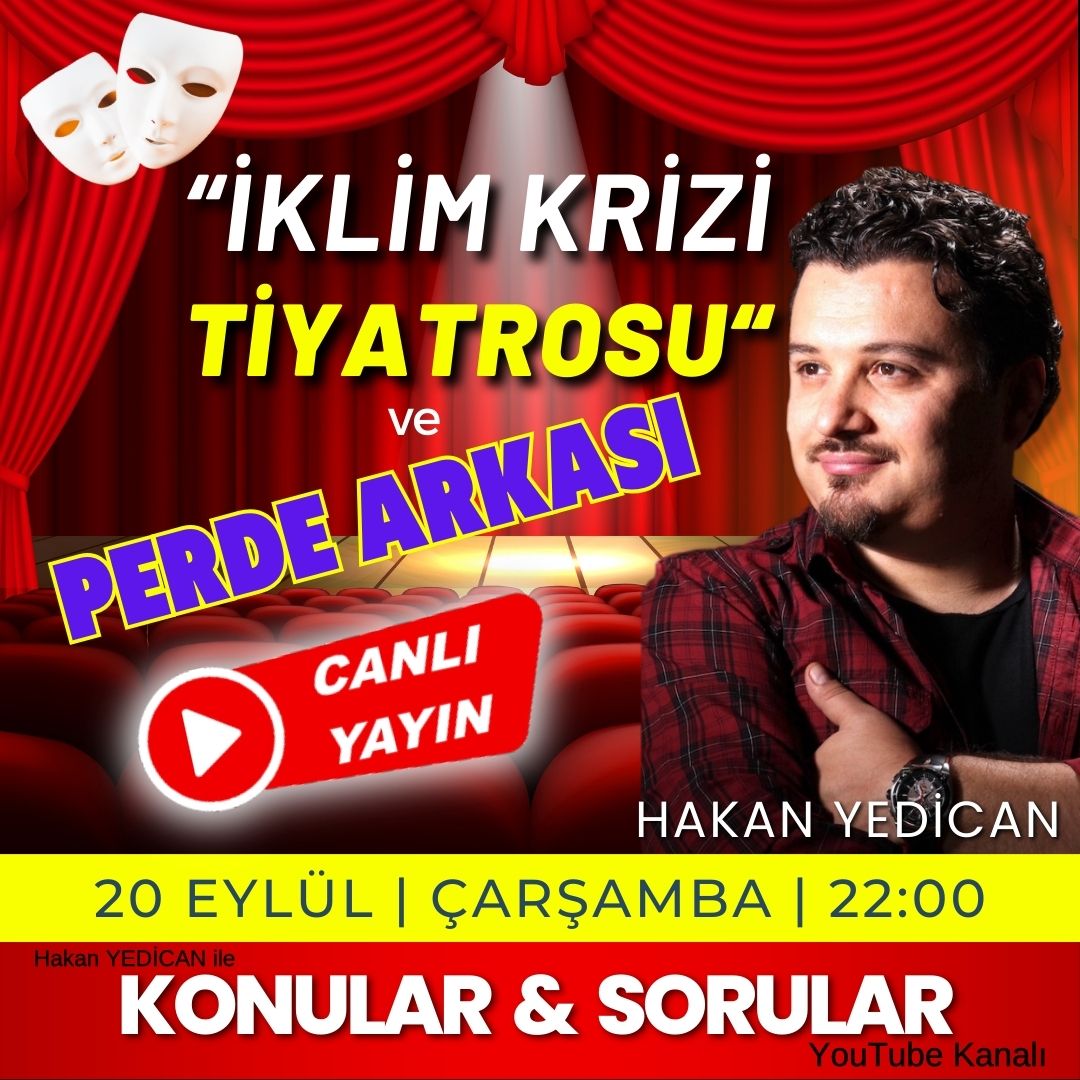 hakanyedican's tweet photo. Bu akşam saat 22:00'de
Konular ve Sorular YouTube kanalında canlı yayında sizlerleryim.
@hakan_yedican https://t.co/sgtYJxMi9o