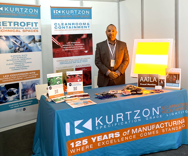 We’re at <a href="/archlightsummit/">ArchLIGHTSummit</a>, Booth 305, with Kurtzon VP, Andrew Koch, featuring our capabilities in technical spaces, focusing on narrow-spectrum color LED Lighting.
#lighting #lifesciences #research #medical #cardiology #manufacturing #biopharma #architecture #architecturaldesign