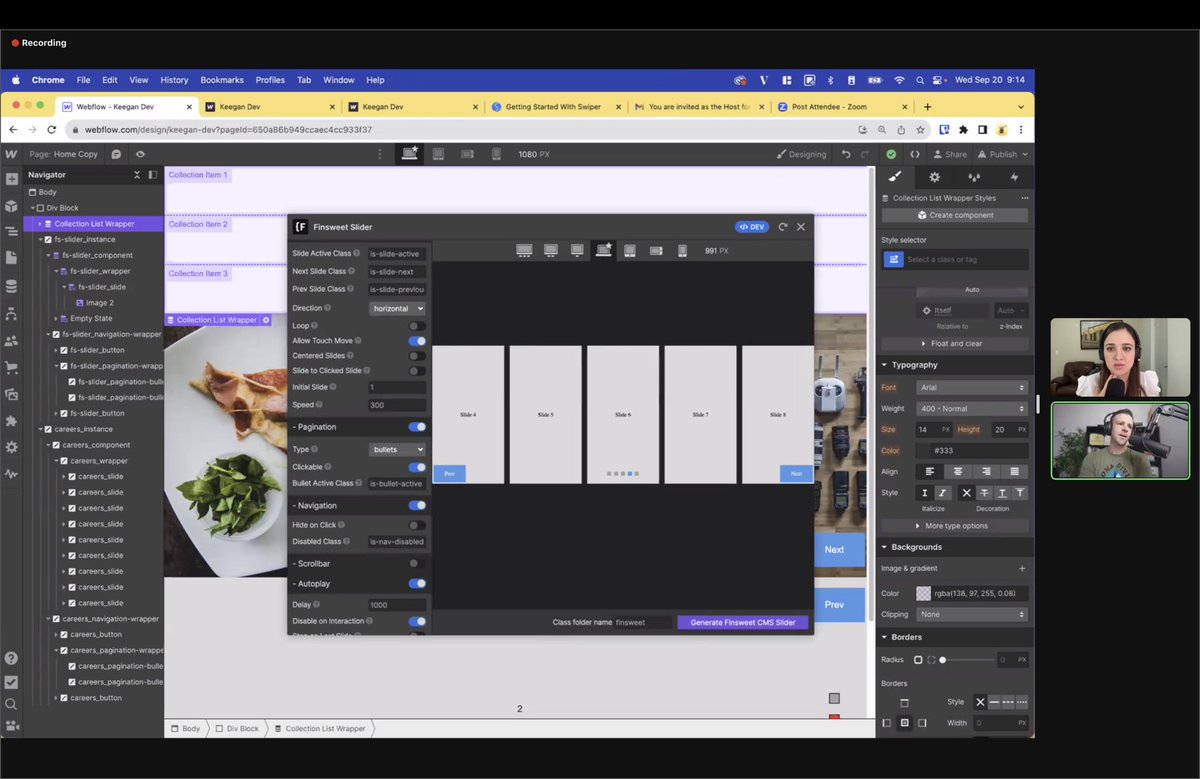 🔮As a #Finsweet Plus user, I can see the future.. 

And here’s an overview of what sliders will look like in #Webflow with <a href="/thatsfinsweet/">Finsweet (migrated to @finsweet)</a> Slider 🔥👇