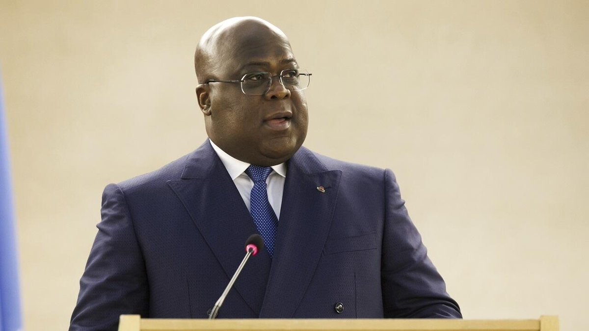 RFI's tweet photo. RDC: à New York, Félix Tshisekedi se présente en démocrate et en homme de développement https://t.co/w4IjC7yVq0 https://t.co/9dPypNpTZ8