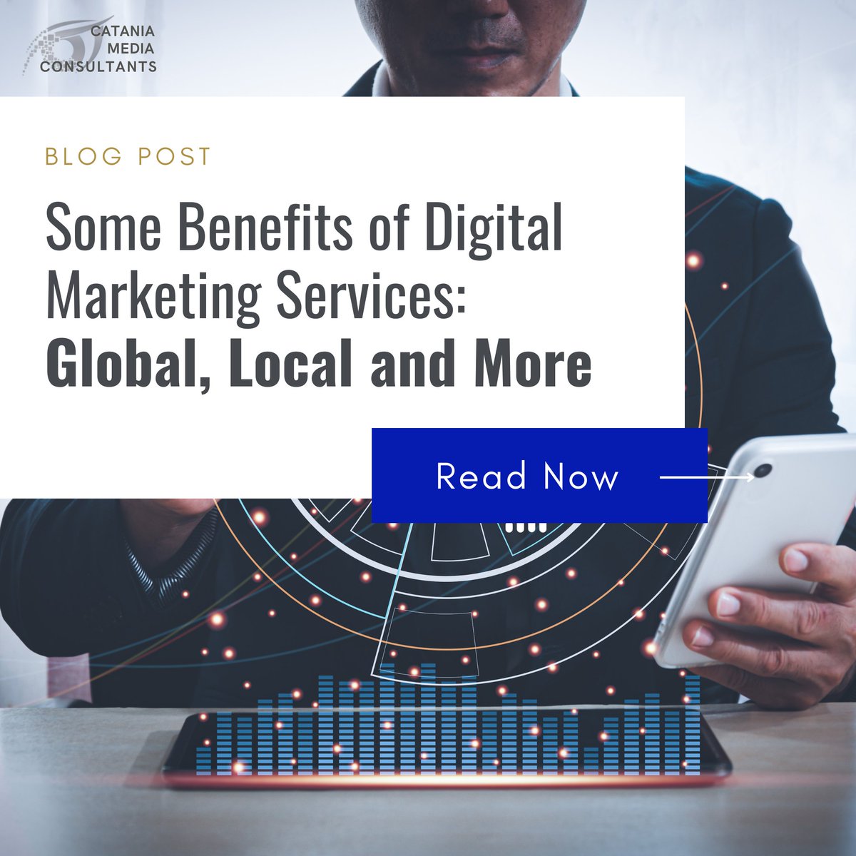 Digital marketing services offer numerous benefits to businesses, regardless of their size, scope, or location. 

To learn some key benefits that businesses can enjoy by leveraging digital marketing services, read full article here: cataniamediaconsultants.com/some-benefits-…