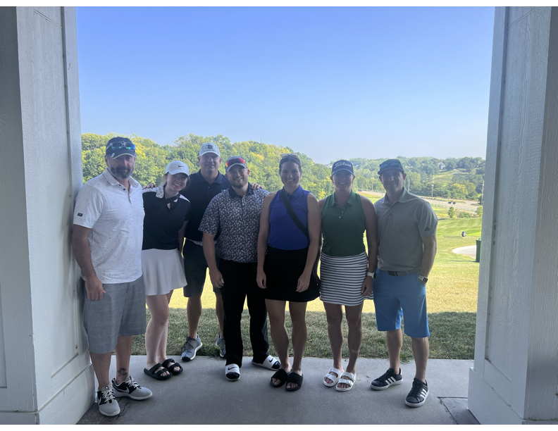EngageVeracity's tweet photo. "Swinging for a Cause! 🏌️‍♂️⛳ We had a blast teeing off at the Kansas City Sports Commission Golf Tournament, knowing that every swing supported a fantastic cause. Helping our community while enjoying a day on the greens - that's a win-win! https://t.co/KIsIOfboZk