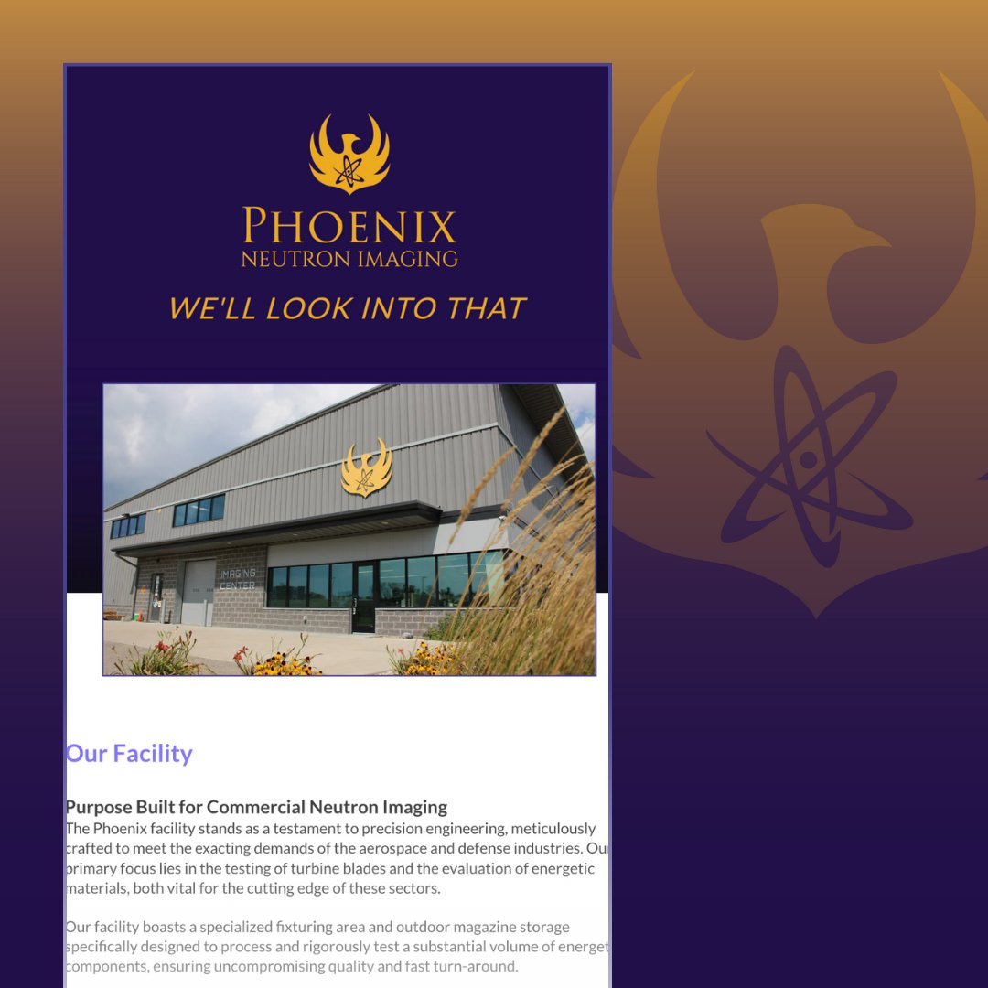 📩 Don't miss out on the latest updates in neutron imaging and non-destructive testing - sign up for the Phoenix Neutron Imaging Newsletter!

🔗hubs.la/Q022V1Mj0

#NonDestructiveTesting #Innovation #Technology #StayUpdated #JoinTheCommunity #PhoenixNeutronImaging