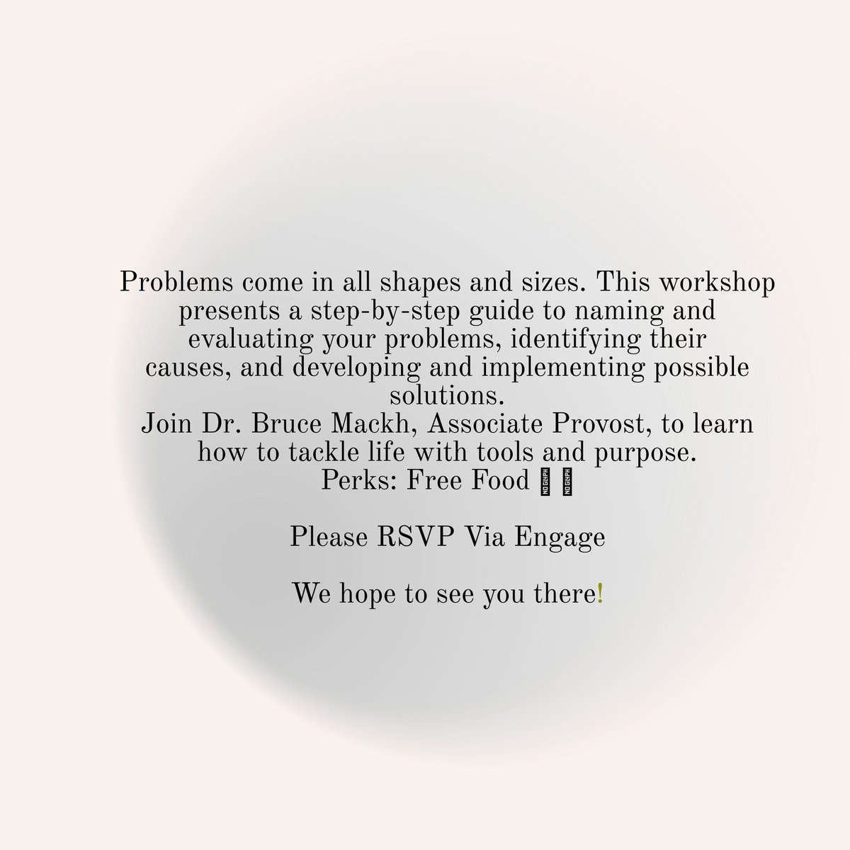 Please Join Dr. Bruck Mackh, Associate Provost, this Thursday, Sept. 21st, @ The Veteran Military Center from 8:30a-10a. Breakfast will be provided. We hope to see you there! #WSUVMC #WSU #Raiderup