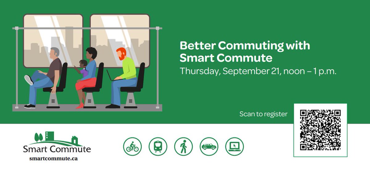 We have another FREE webinar for you!

Learn about how the Smart Commute Tool can save you time and money, connect you with carpooling partners, and how to start a carpooling program at your workplace!

As always, there is a prize draw at the end of the webinar for all attendees
