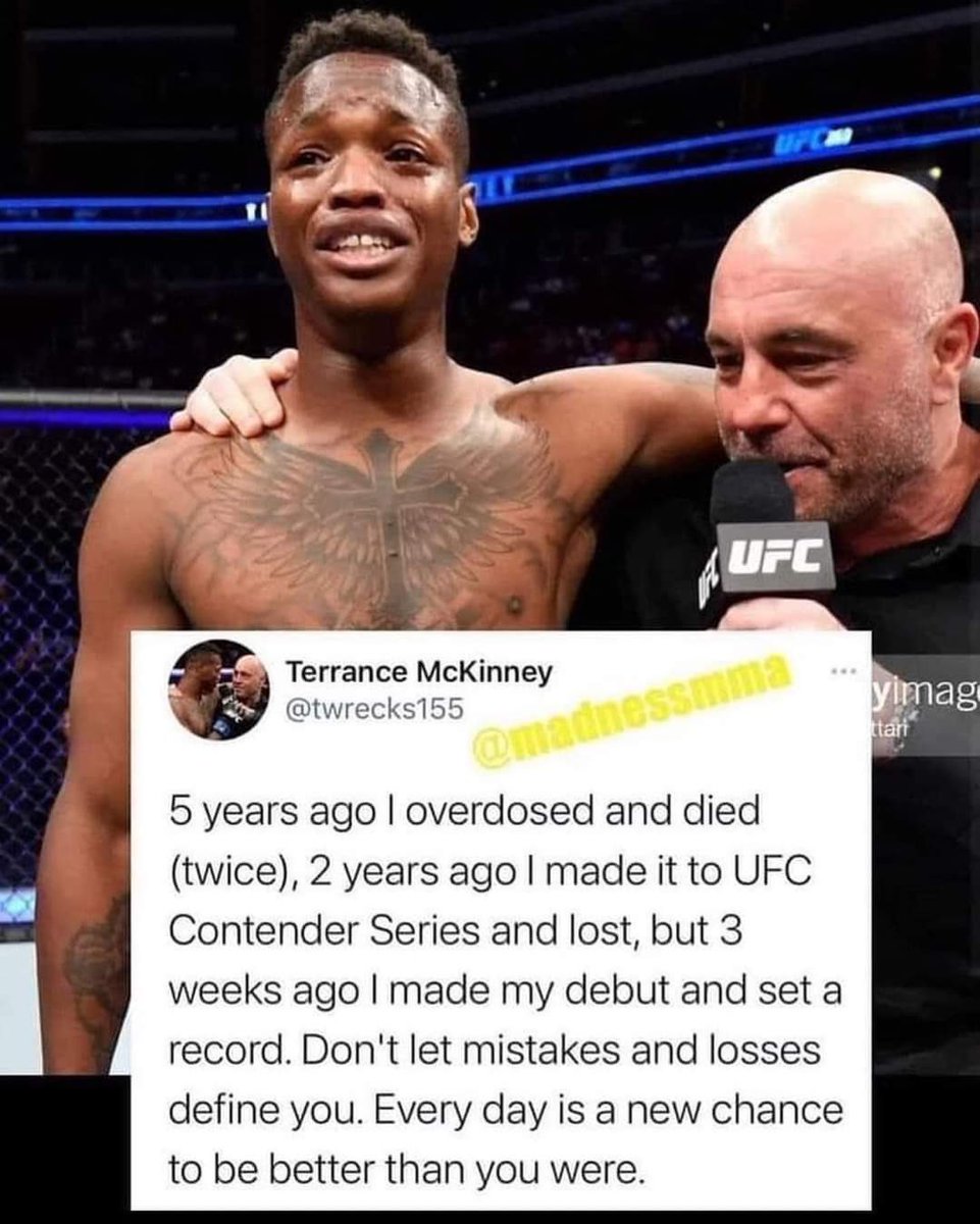 twrecks155's tweet photo. I’ve been seein this image from 2021 circulating recently so I wanted to put it back out in the world. Making mistakes is human we all do it, just don’t quit trying to be better. 

Every day is a new start. 

Tomorrow could be the best day of your life. 

Whatever you’re goin through keep goin 🙏🏾✊🏾