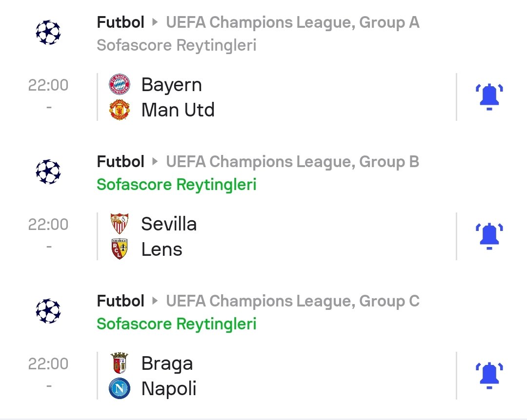 100.000₺ > 541.443₺  
Rabbim Şahit, Kupon Gelirse 400.000₺ Alıp Kalanını Dağıtacağım.

Like ve Reetweet Atın, Çekilişi Herkes Görebilecektir. Bol Şans Dileyin

Bayern - M.Unt 3,5 ALT - 1,88
Sevilla - Lens        X2 ÇŞ - 1,95
Braga - Napoli   3,5 ALT - 1,47

Total Odd ; 5,41