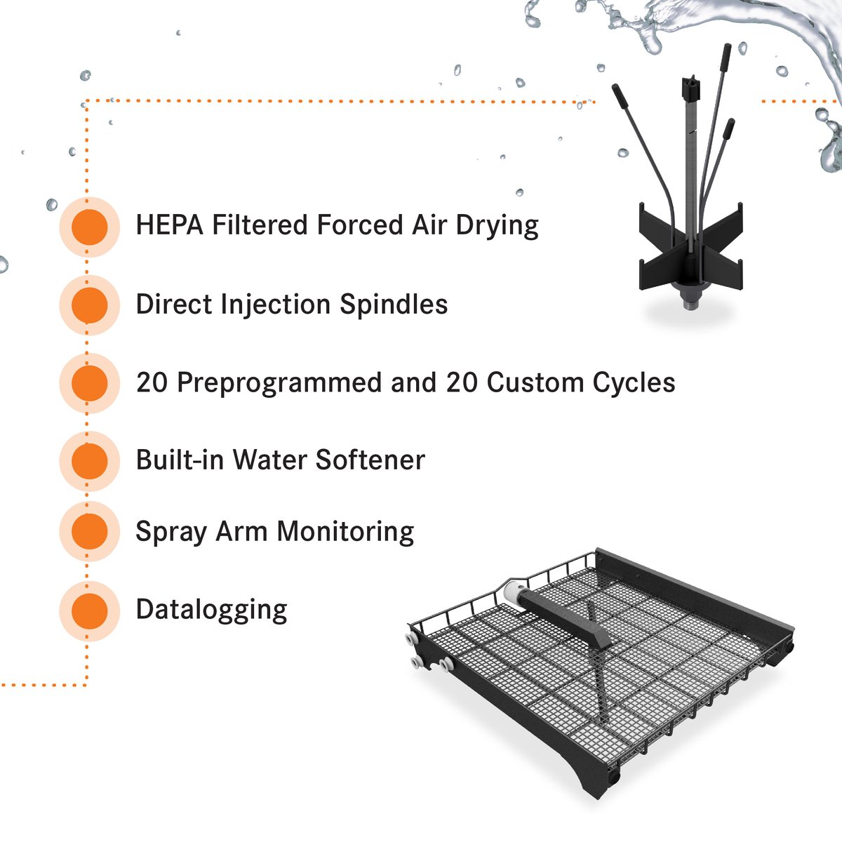 HeidolphNA's tweet image. Heidolph&apos;s Hei-Dro Clean 165UC under-counter glasswasher comes with various features that make it suitable for all laboratory applications.

#labwasher #heidroclean  #labglassware #tuttnauer