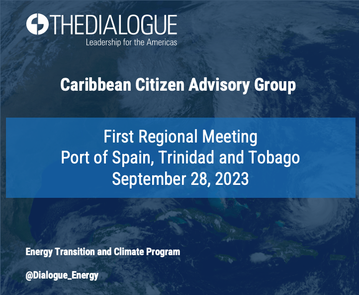 FIRST MEETING: Caribbean Citizen Advisory Group
📍 Port of Spain, Trinidad and Tobago 🇹🇹
📅 September 28, 2023