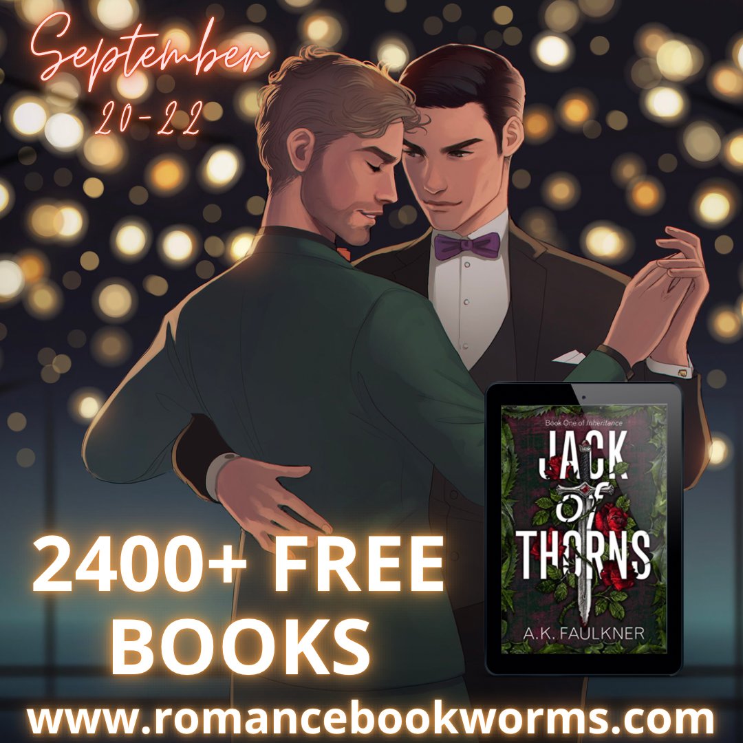 Go to romancebookworms dot com for 2,400 FREE BOOKS (including mine!) for TWO DAYS ONLY! 

#romancebookworms #freebooks #lgbtbooks