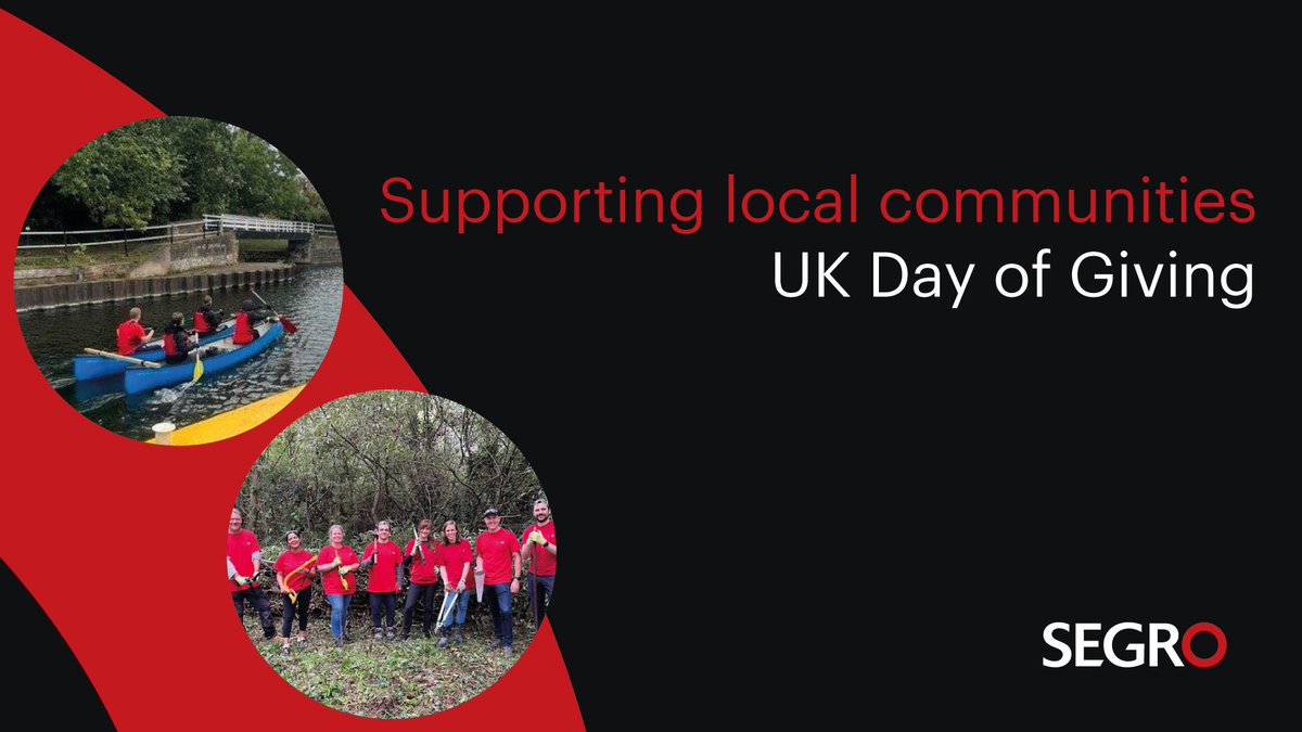 Yesterday, we held our second annual UK Day of Giving of the year. Our team supported @groundworkuk South at Crown Meadow Heritage Site and @CanalRiverTrust in Enfield, enhancing the local environment to encourage people to spend more time outdoors. #ResponsibleSEGRO