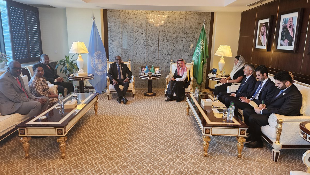 Philip J. Pierre (@philipjpierrelc) on Twitter photo I met with the Foreign Minister <a href="/KSAmofaEN/">Foreign Ministry 🇸🇦</a> of the Kingdom of Saudi Arabia, Prince Faisal bin Farhan Al-Saud, as we discussed plans to strengthen the relationship between our countries for the benefit of our people.
#UNGA78
#PhilipCares I met with the Foreign Minister <a href="/KSAmofaEN/">Foreign Ministry 🇸🇦</a> of the Kingdom of Saudi Arabia, Prince Faisal bin Farhan Al-Saud, as we discussed plans to strengthen the relationship between our countries for the benefit of our people.
#UNGA78
#PhilipCares