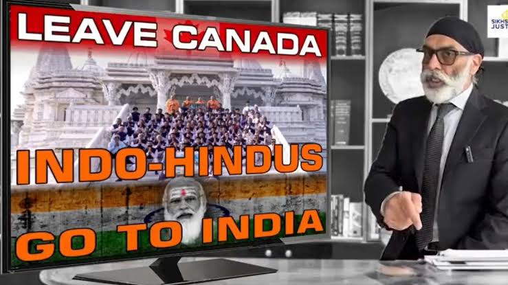 Sikhs For Justice (SFJ) has specifically targeted Hindus of Indian origin, this shows SFJ is an ISI puppet.

If Canada fails to acknowledge this, then India should ‘help’ them recognise the Gangs of Canada!