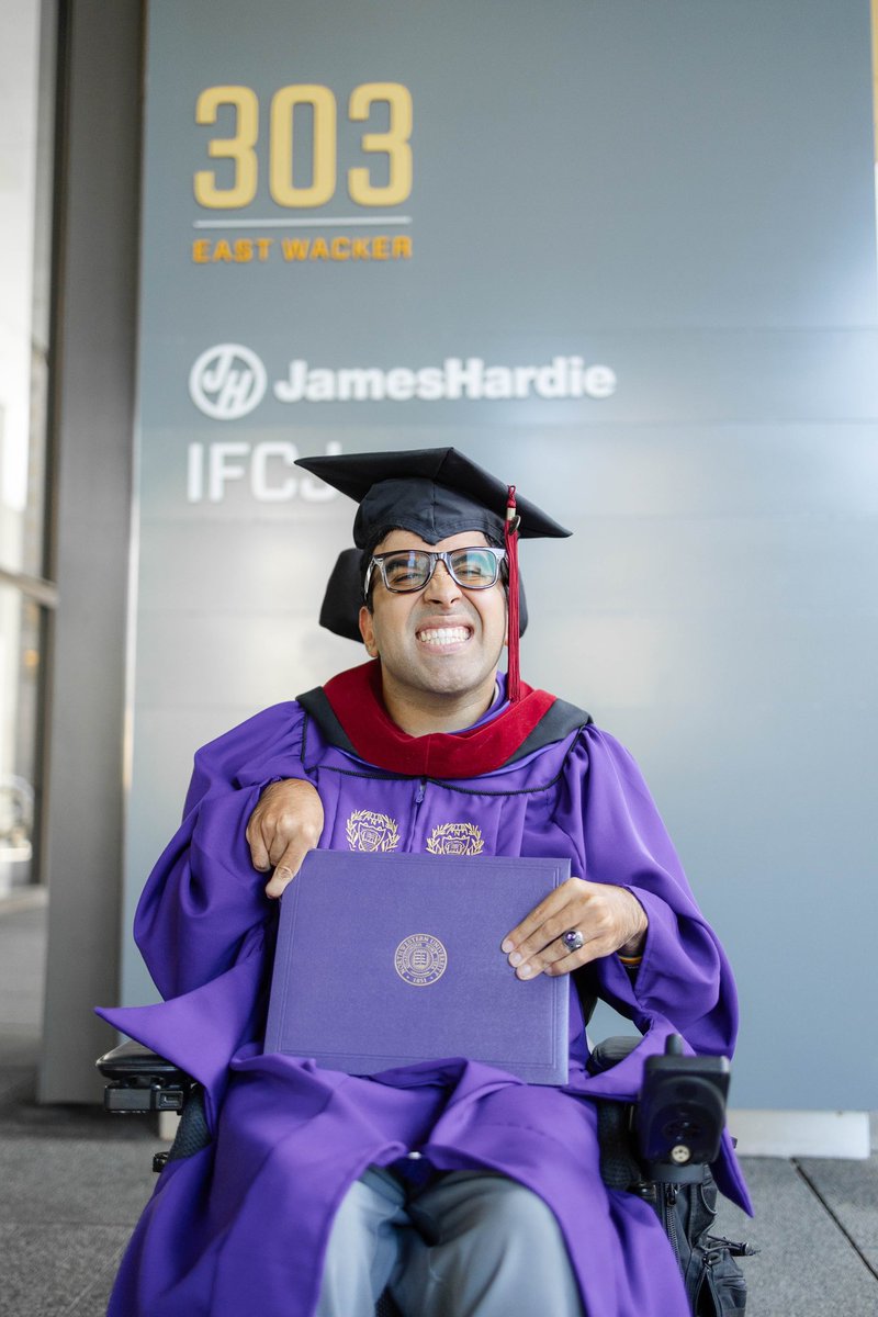 zainbando99's tweet photo. A year ago today, I woke up as a Master’s student entering my first day at Medill while also celebrating my 23rd birthday. A year later, I’m now 24 with endless possibilities and double-degreed. 🎓🎓

Grateful for all the support!!! 💜🤍 https://t.co/QVytn2M6N1