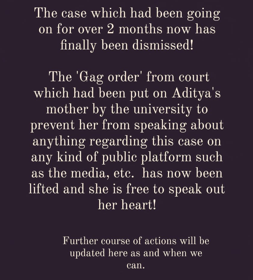 JUSTICEFORADITYAPRABHU tweet media