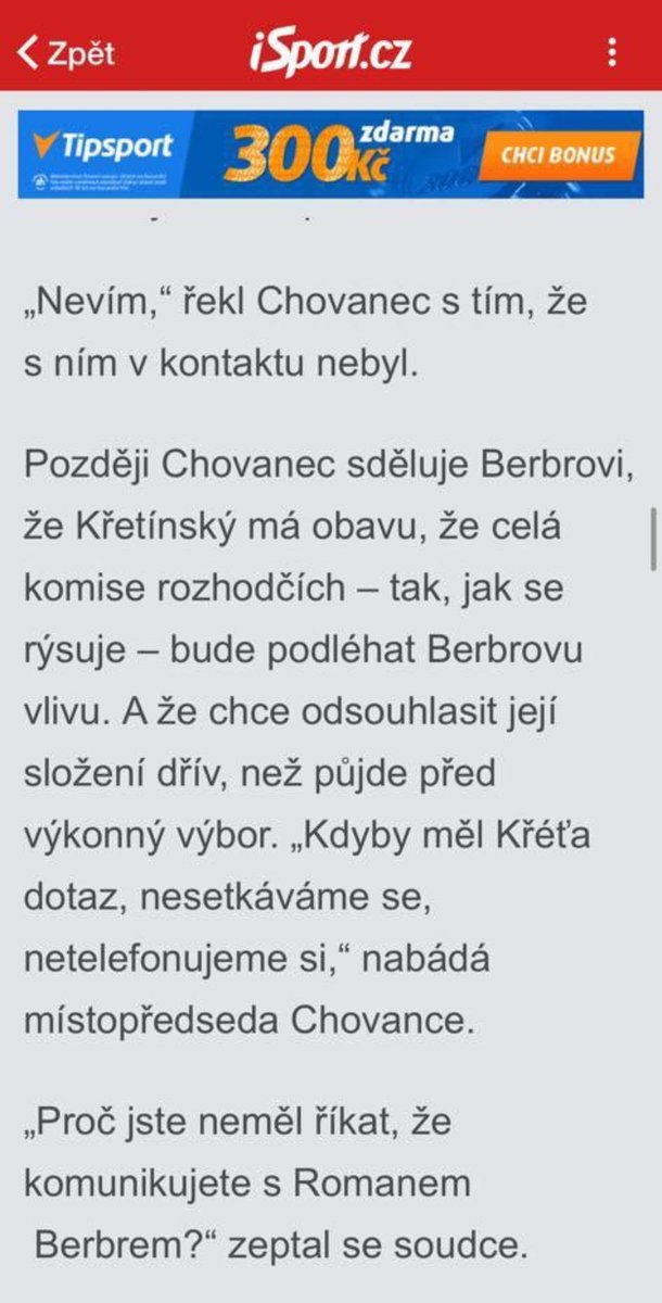Ale ale ale další čistá hra pana "já se kabině sudich nevyhejbam"? 🤮
