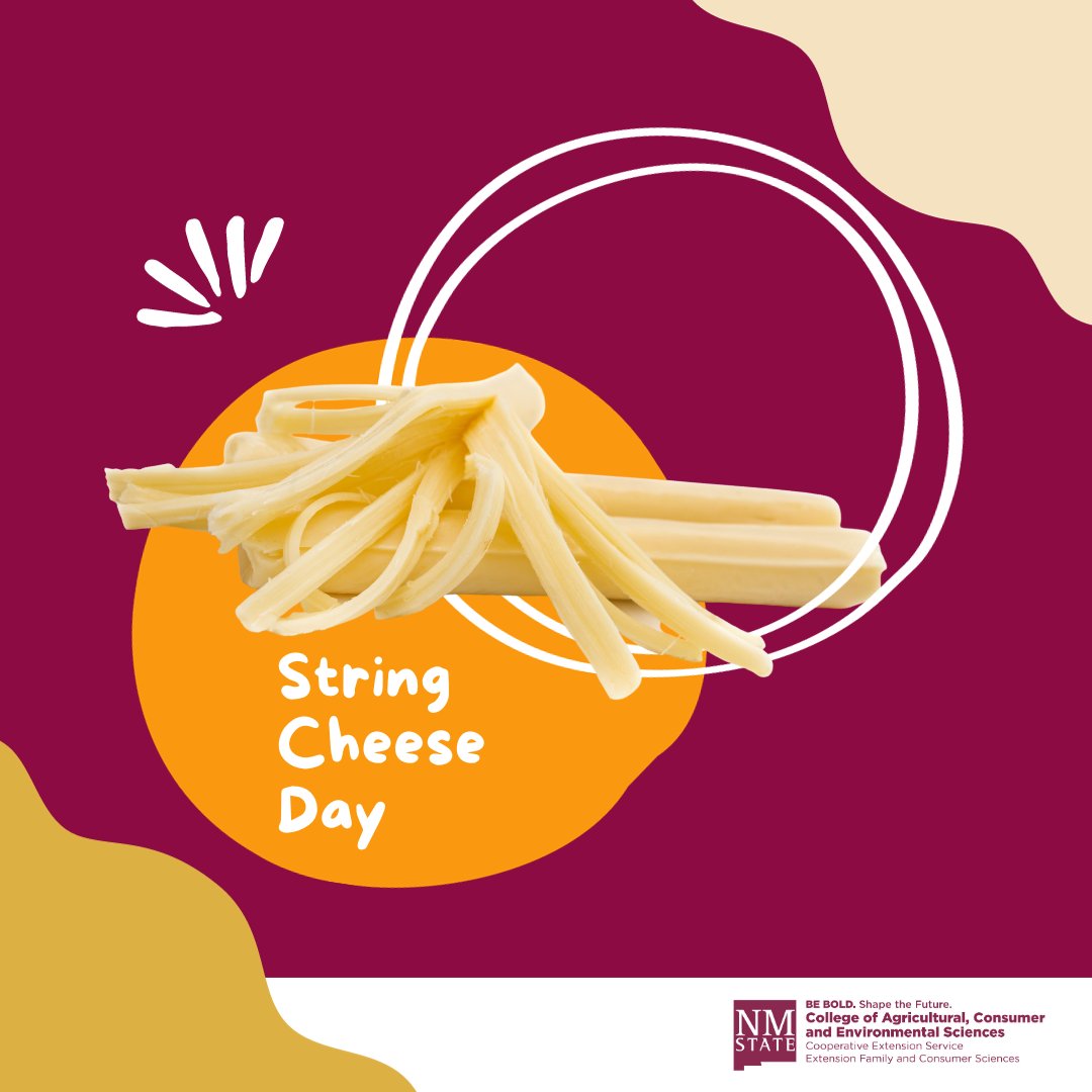 String cheese: a delicious and nutritious snack, but enjoy in moderation.

Read more: health.clevelandclinic.org/is-cheese-good…
#NationalStringCheeseDay