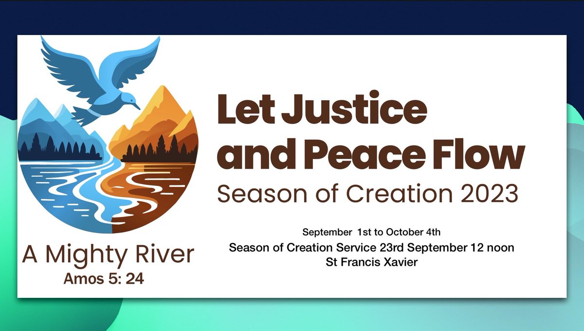 StFrancisP3's tweet photo. A warm invitation is extended to all families to this service in St Francis Xavier's Church on Sat 23rd Sep at 12 noon.  Celebrate the wonder of creation and our role as stewards of the beautiful world God has made. Tea/juice available in hall afterwards. https://t.co/3y9NXQSrqV