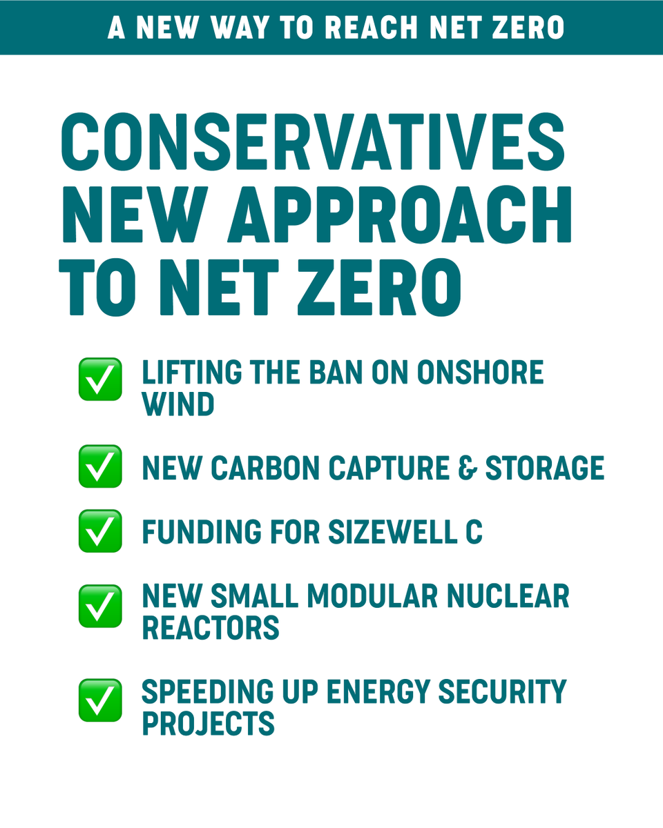 Conservatives's tweet photo. We will deliver Net Zero whilst ensuring it delivers high-paid jobs for people here in the UK https://t.co/i8gOR1D3MP
