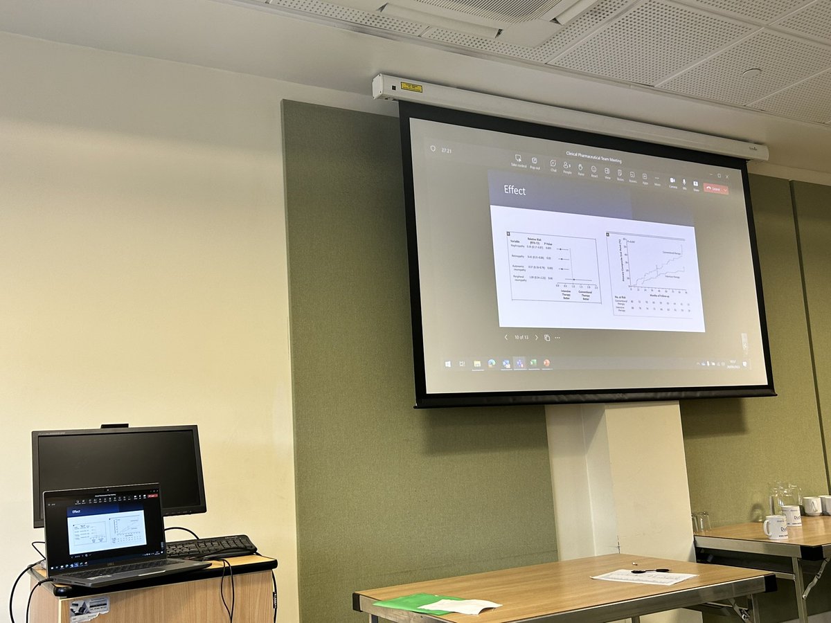 SarahBaig11's tweet photo. A big thank you to @DudleyGroupNHS consultant endocrinologist Dr Terence Pang and Tracey Stanford DSN for joining our pharmacy team @IHCDudley meeting and sharing insightful developments in Diabetes and 3TT to support our pharmacists and technicians. 🩼👌🩸🎯 #collabortiveworking https://t.co/u6zstmdztN