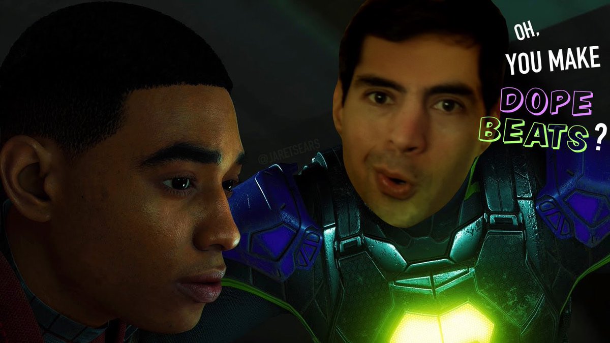 Jaret Sears (@jaretsears) on Twitter photo All I can think about during the Uncle Aaron missions in Miles Morales. <a href="/BrentWeinbach/">Brent Weinbach</a> <a href="/douggpound/">Douggpound</a> #poundhouse All I can think about during the Uncle Aaron missions in Miles Morales. <a href="/BrentWeinbach/">Brent Weinbach</a> <a href="/douggpound/">Douggpound</a> #poundhouse