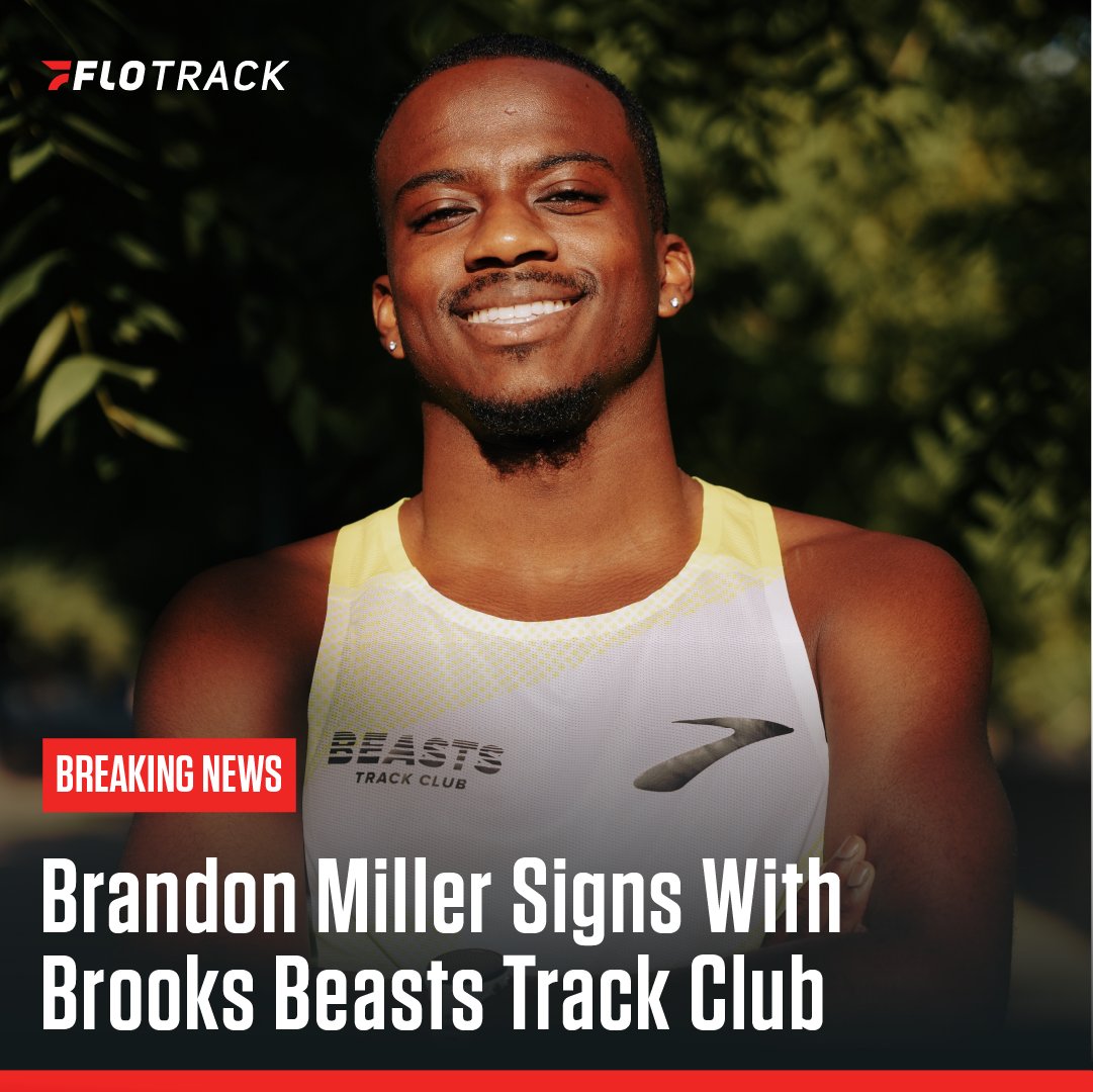 Brandon Miller ➡️ @brooksrunning 1:44.97 800m specialist Miller signs with Brooks Running and will join the Brooks Beasts Track Club.