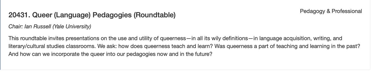 will a photo of Cernuda teaching at Mt Holyoke in the '50s get us more reach? Let's find out!

Send in some ideas and/or share with your friends/colleagues this roundtable on queer pedagogy that I'm organizing! 🥸💅 cfplist.com/nemla/Home/S/2…