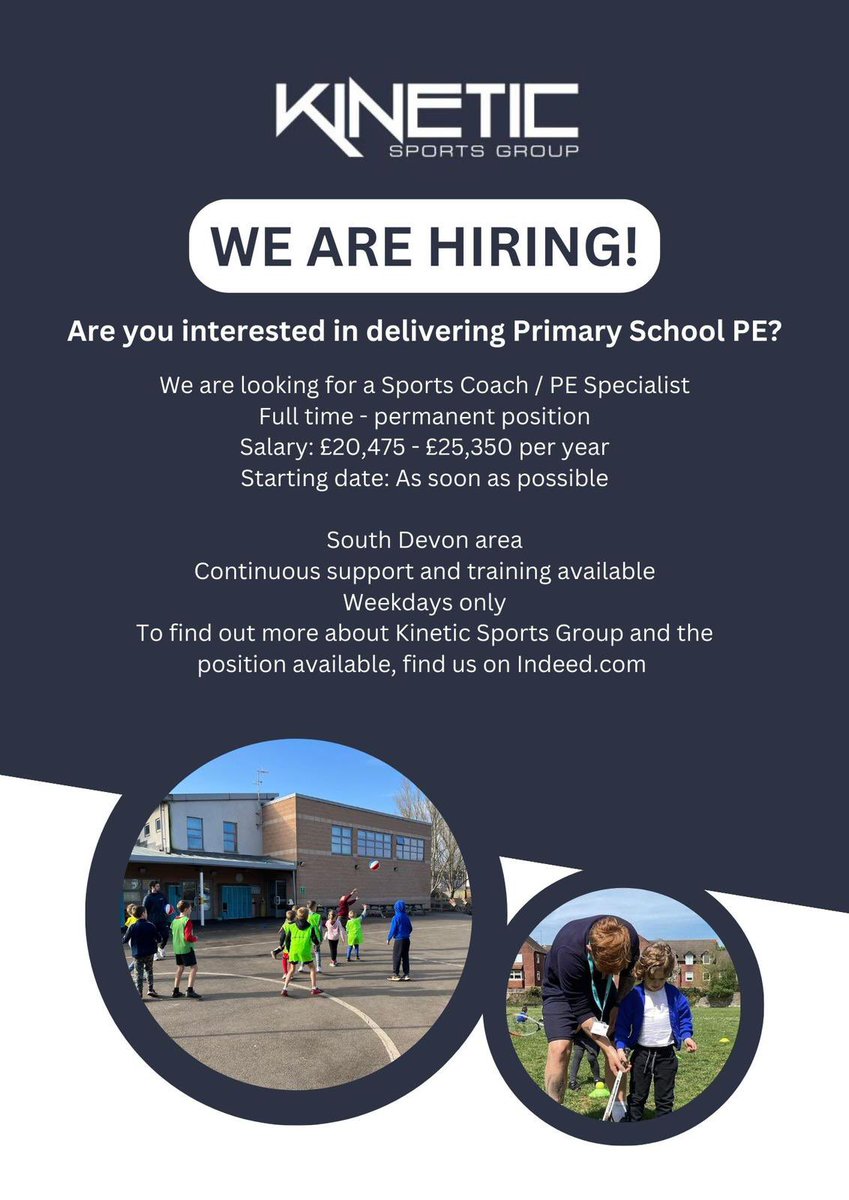 Would you like to inspire the next generation to be fit and active? Get in contact today to find out more 🙌🏻