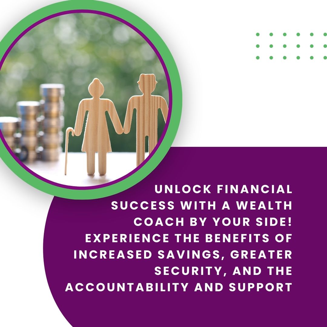 Maximize your savings and financial security with a wealth coach. Identify wasteful spending and maximize resources. Get guidance on revenue streams and avoid financial traps. Stay accountable and motivated towards your financial goals.