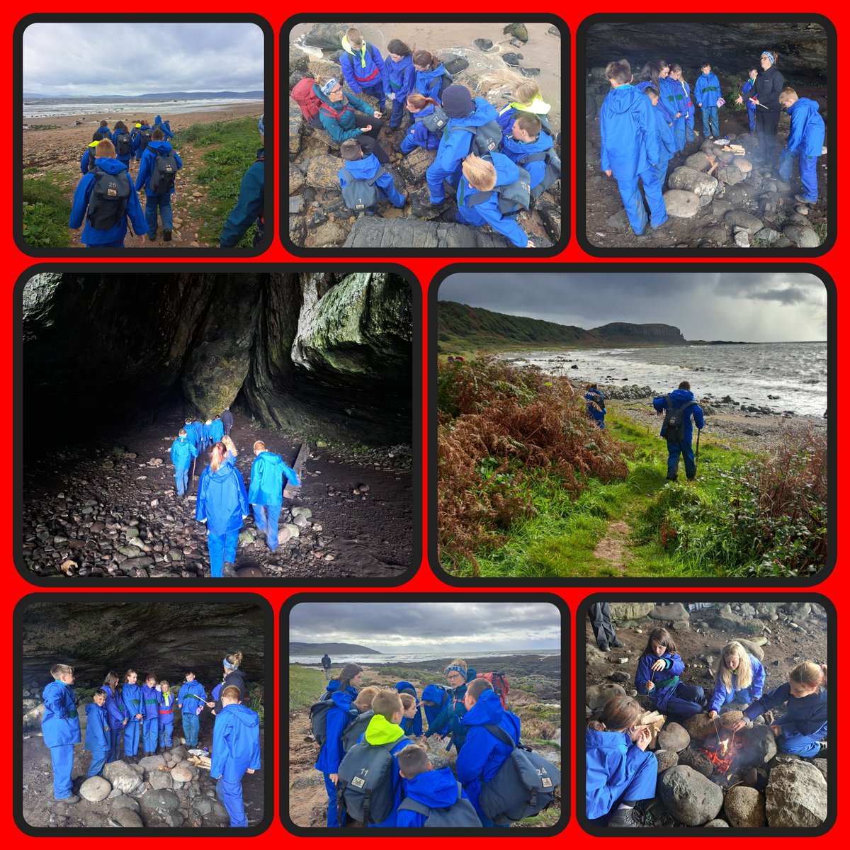HayocksPS's tweet image. Both groups went out for a day walk to the King&apos;s Caves today! The weather was a bit mixed but it didn&apos;t stop us having a great day outside! #day3vibes #havingfun