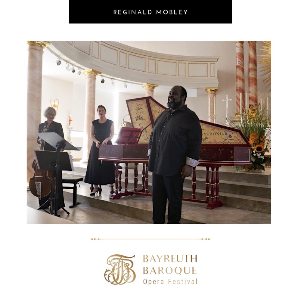 💡A Triumph in Bayreuth💡

Reginald Mobley gave a marvellous recital programme together with Violaine Cochard, harpsichord, and Christine Plubeau, viola da gamba. See link in bio for more information!